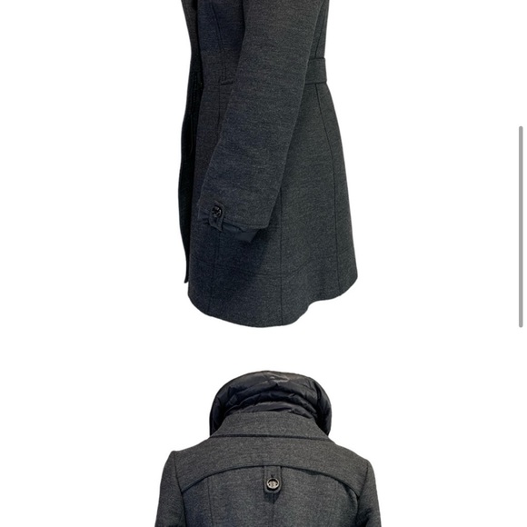 Soia and Kyo Wool Blend Jacket with Down Filled Bib and Cuffs - Picture 4 of 10